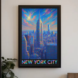 New York City Skyline Poster