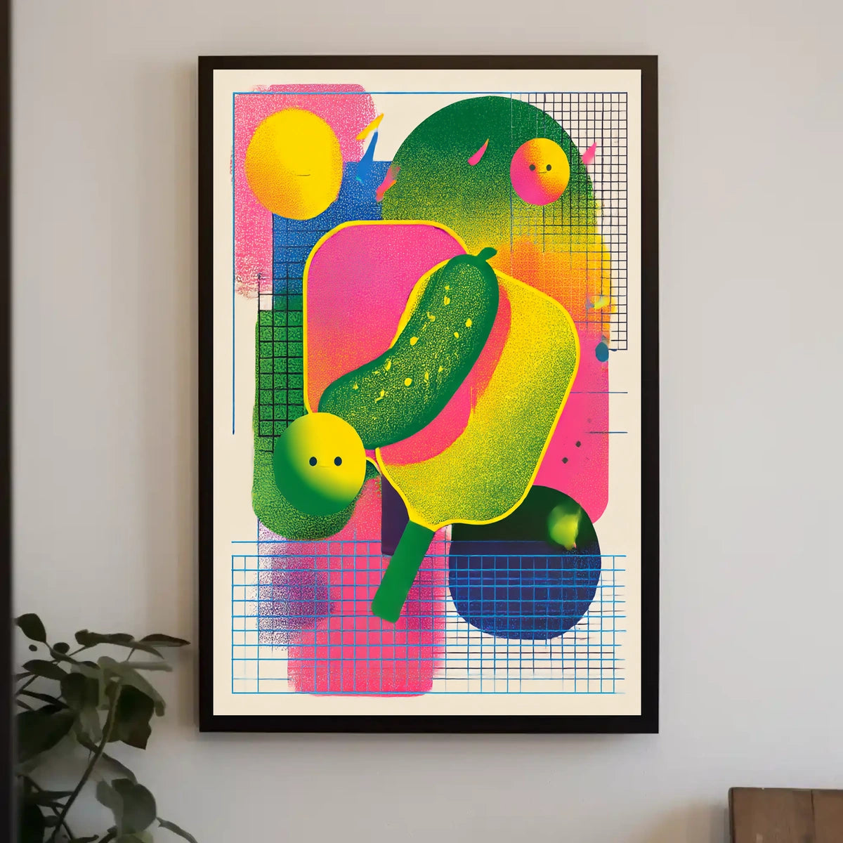 Vibrant Abstract Composition Poster