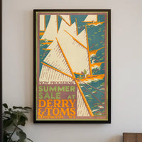 Summer Sale At Derry Toms Poster
