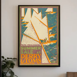 Summer Sale At Derry Toms Poster
