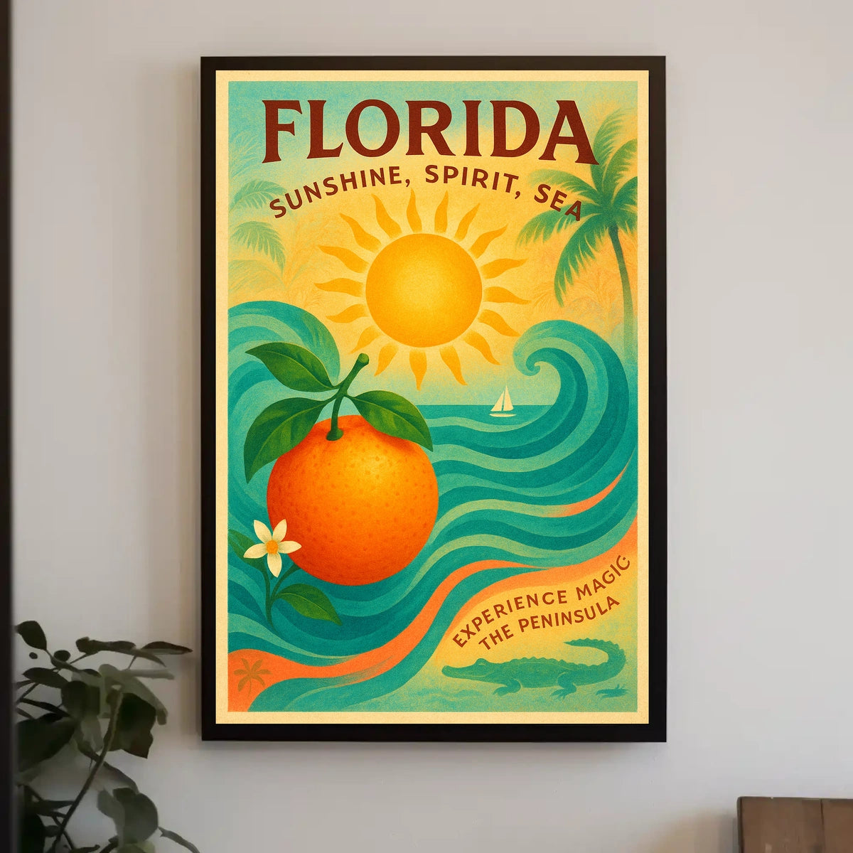 Florida Sunshine, Spirit, Sea Poster