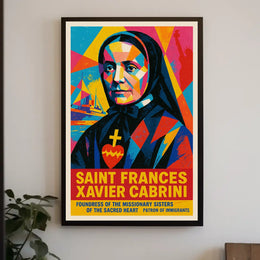 Saint Frances Xavier Cabrini Poster