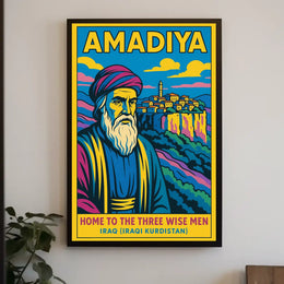 Amadiya Home To The Three Wise Men Poster