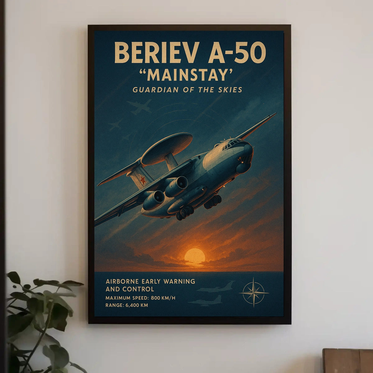 Guardian of the Skies: A Powerful Propaganda Poster
