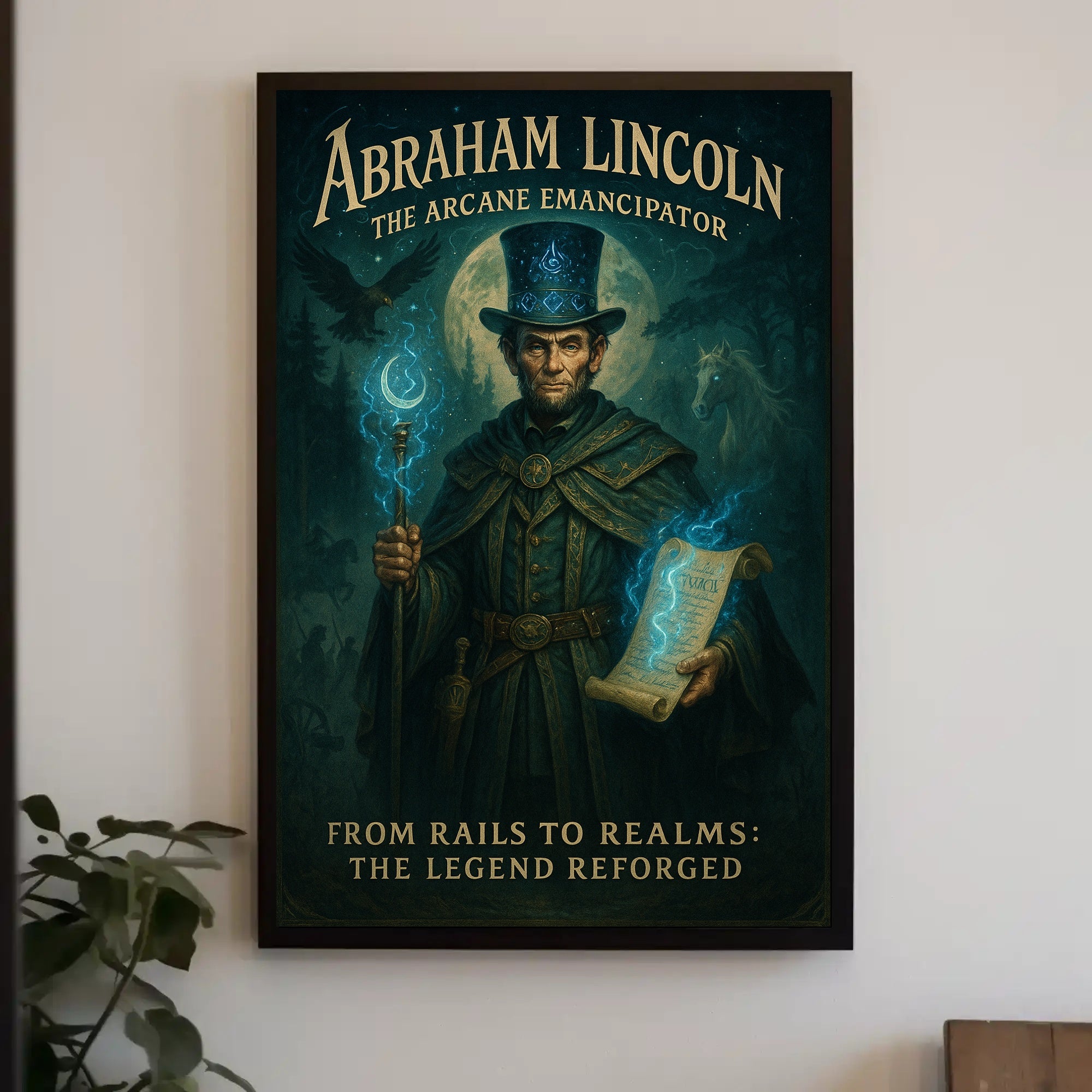 Abraham Lincoln The Arcane Emancipator Poster PosterGoat