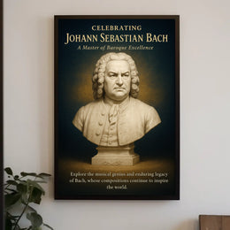 Celebrating Johann Sebastian Bach Poster