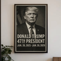 Donald Trump 47th President Scenic Patriotic Wall Art Decor Collector Quality Poster