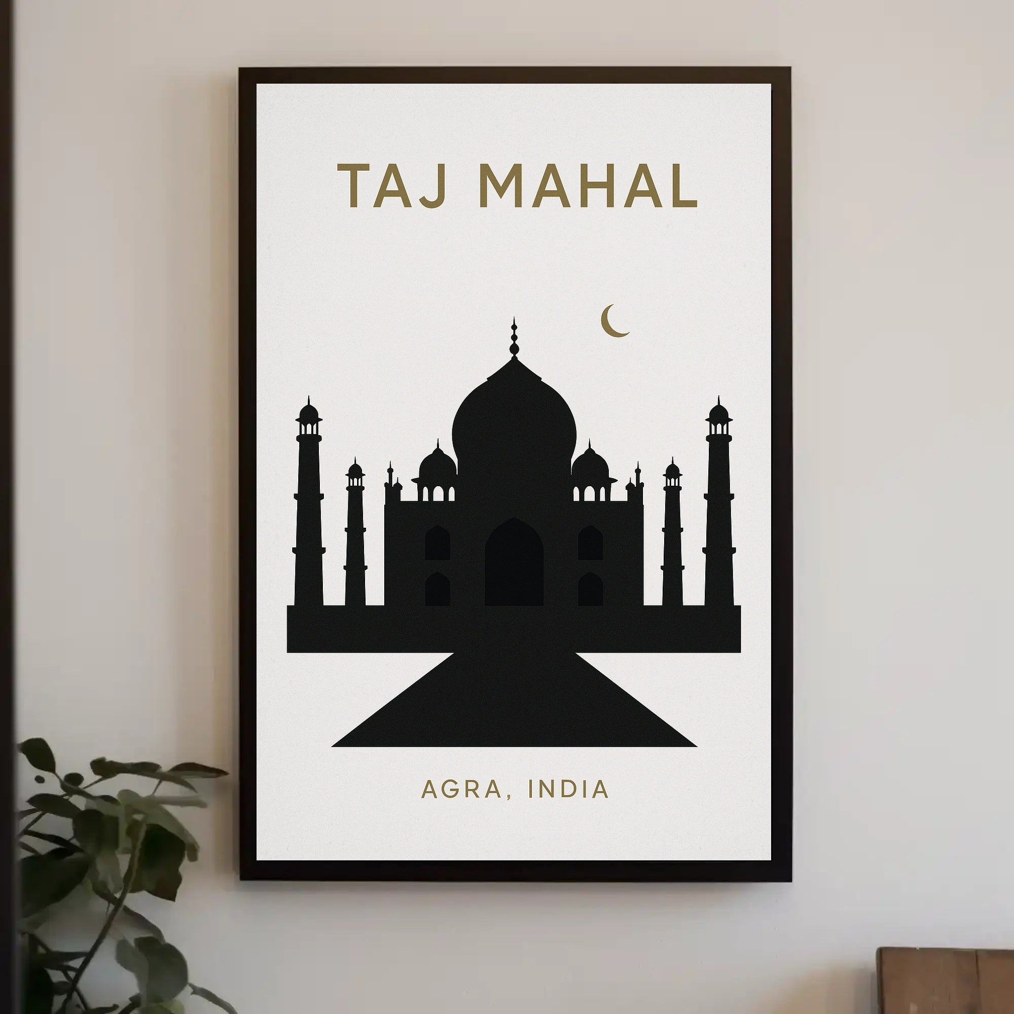 Taj Mahal Agra, India Poster PosterGoat