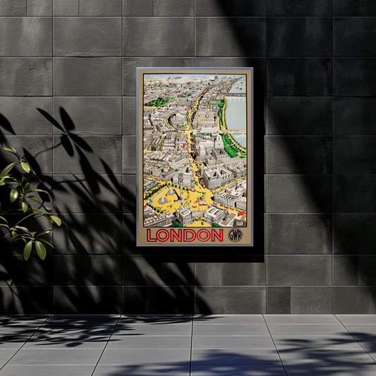 London Cityscape Travel Poster