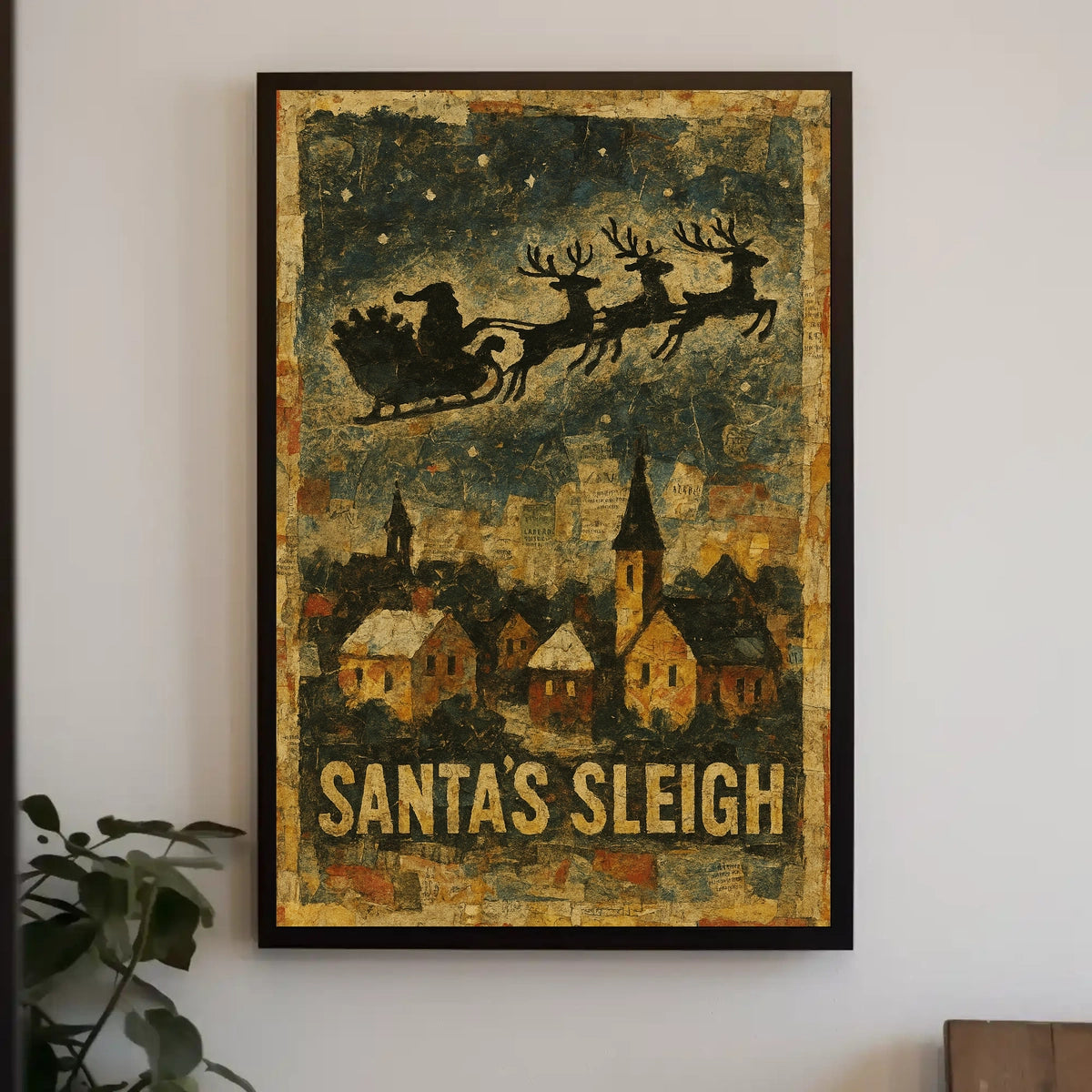 SantaS Sleigh Poster
