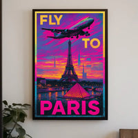 Fly To Paris Poster