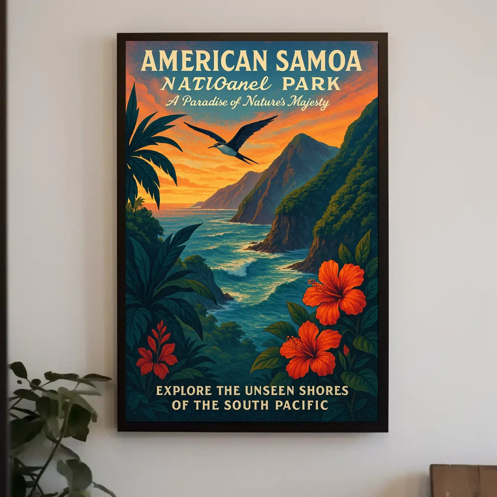 Explore the Unseen Shores of American Samoa Poster
