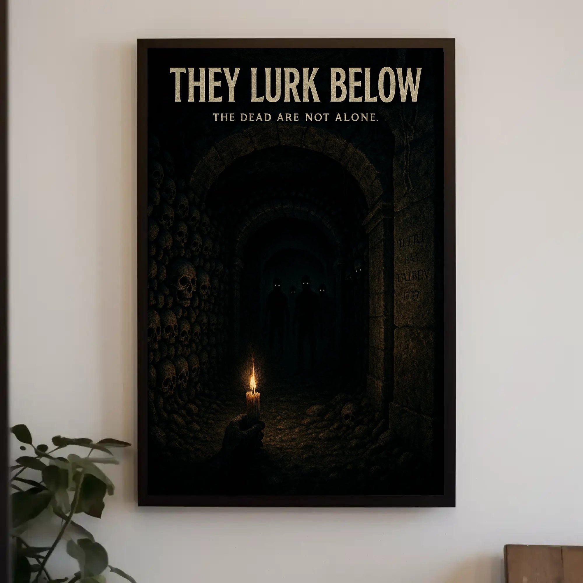 They Lurk Below Eerie Fantasy or Mythology Poster