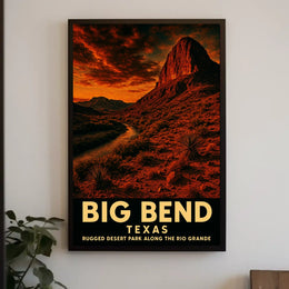 Big Bend, Texas Poster