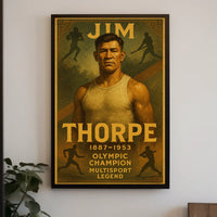 Jim Thorpe Celebrating a Multisport Legend Poster