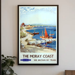 The Moray Coast See Britain By Train Poster