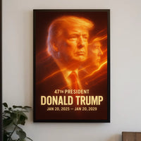 Trump Radiance Patriotic Cinematic Poster