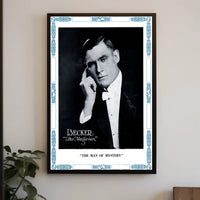 Vintage Magician Becker Magic and Mystery Poster - Cultural or Heritage Poster