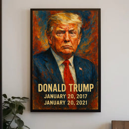 Donald Trump Presidential Term Poster