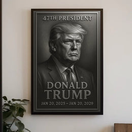 Donald Trump 47th President Poster
