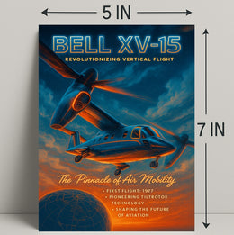 Bell XV-15 Revolutionizing Vertical Flight Poster PosterGoat