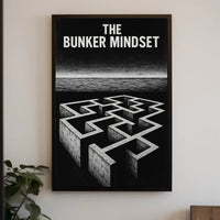 The Bunker Mindset: Abstract Artistic Poster