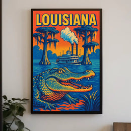 Louisiana Bayou Adventure Poster