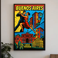 Buenos Aires A Vibrant Cityscape Poster