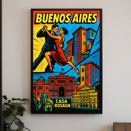 Buenos Aires A Vibrant Cityscape Poster