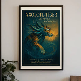 Axolotl Tiger The Myth of Land and Water Poster