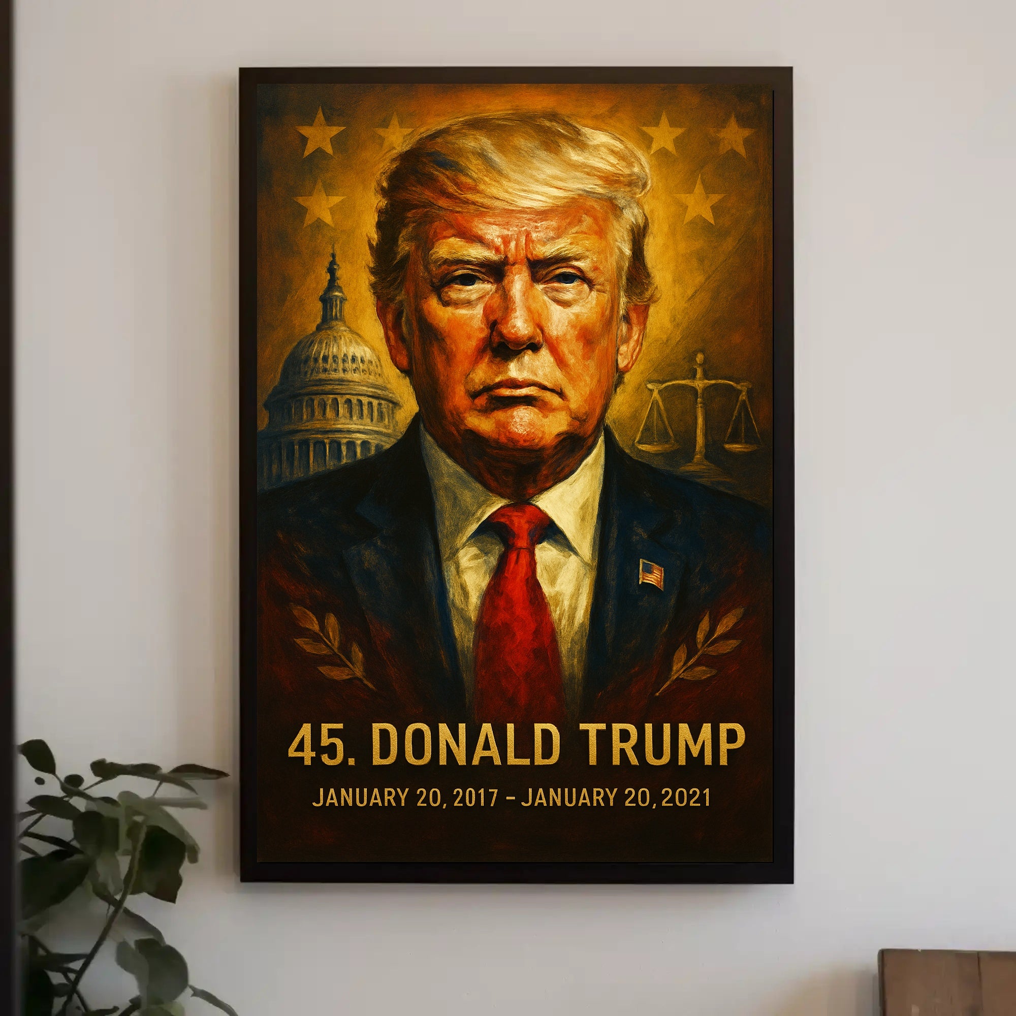Donald Trump 45Th President Poster
