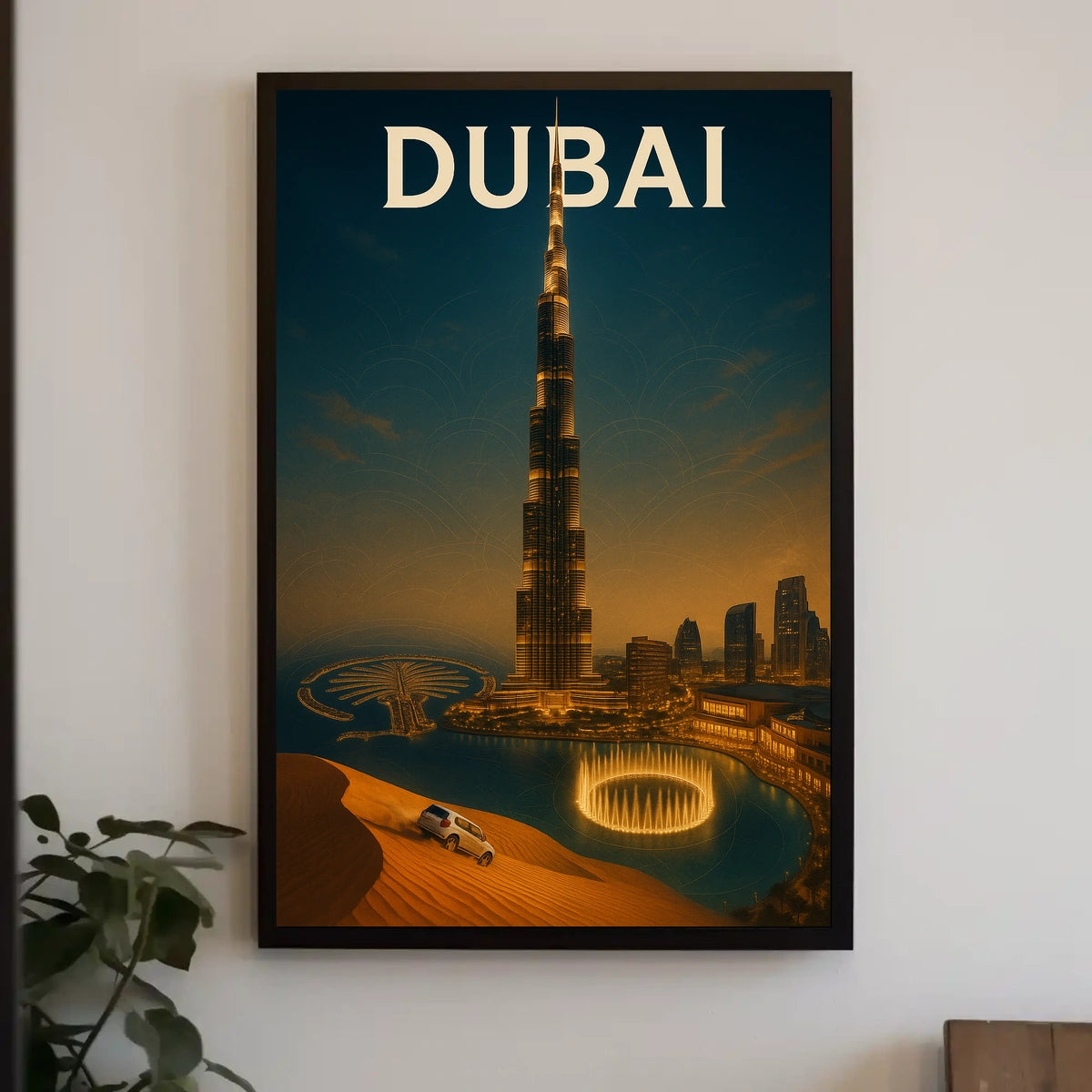 Dubai City Of Modern Marvels Modern Poster