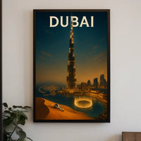Dubai City Of Modern Marvels Modern Poster