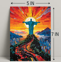 Radiant Christ The Redeemer Poster