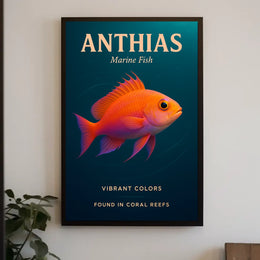 Anthias Marine Fish Poster