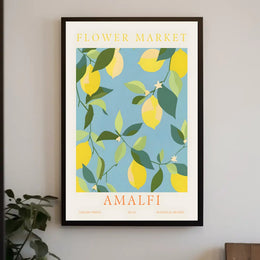 Amalfi Botanical Print Poster