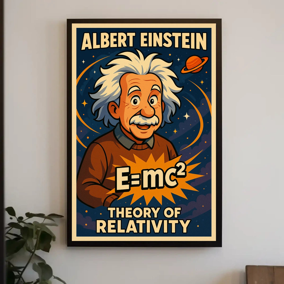 Albert Einstein Theory Of Relativity Poster