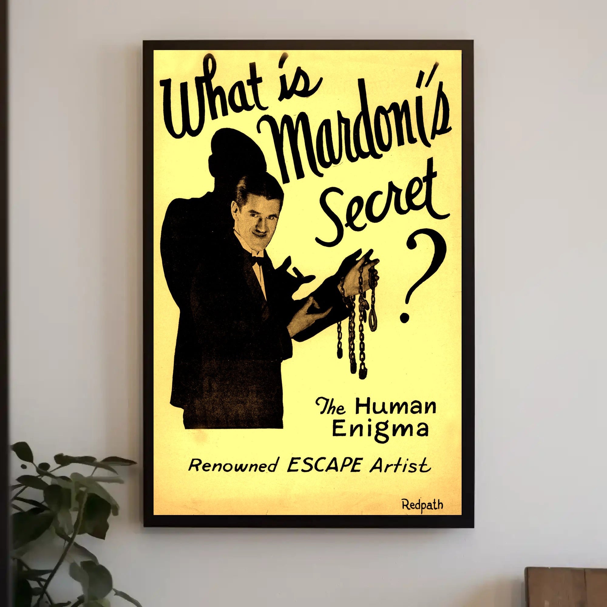 Mardoni's Magical Escape Vintage Artistic Pop Culture Poster
