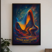 Heydar Aliyev Center Azerbaijan Poster