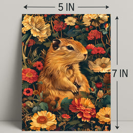Charming Woodland Chipmunk Animal Poster