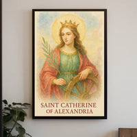 Saint Catherine of Alexandria Poster