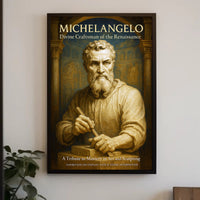 Michelangelo Divine Craftsman of the Renaissance Poster PosterGoat