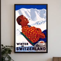 Winter in Switzerland Poster