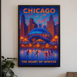 Chicago The Heart Of Winter Poster