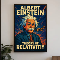 Albert Einstein Theory Of Relativity Poster