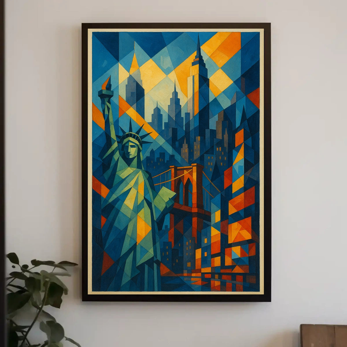 Geometric New York City Poster