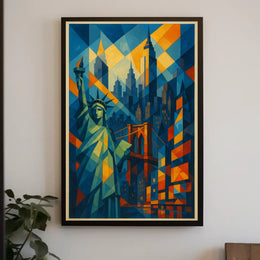 Geometric New York City Poster