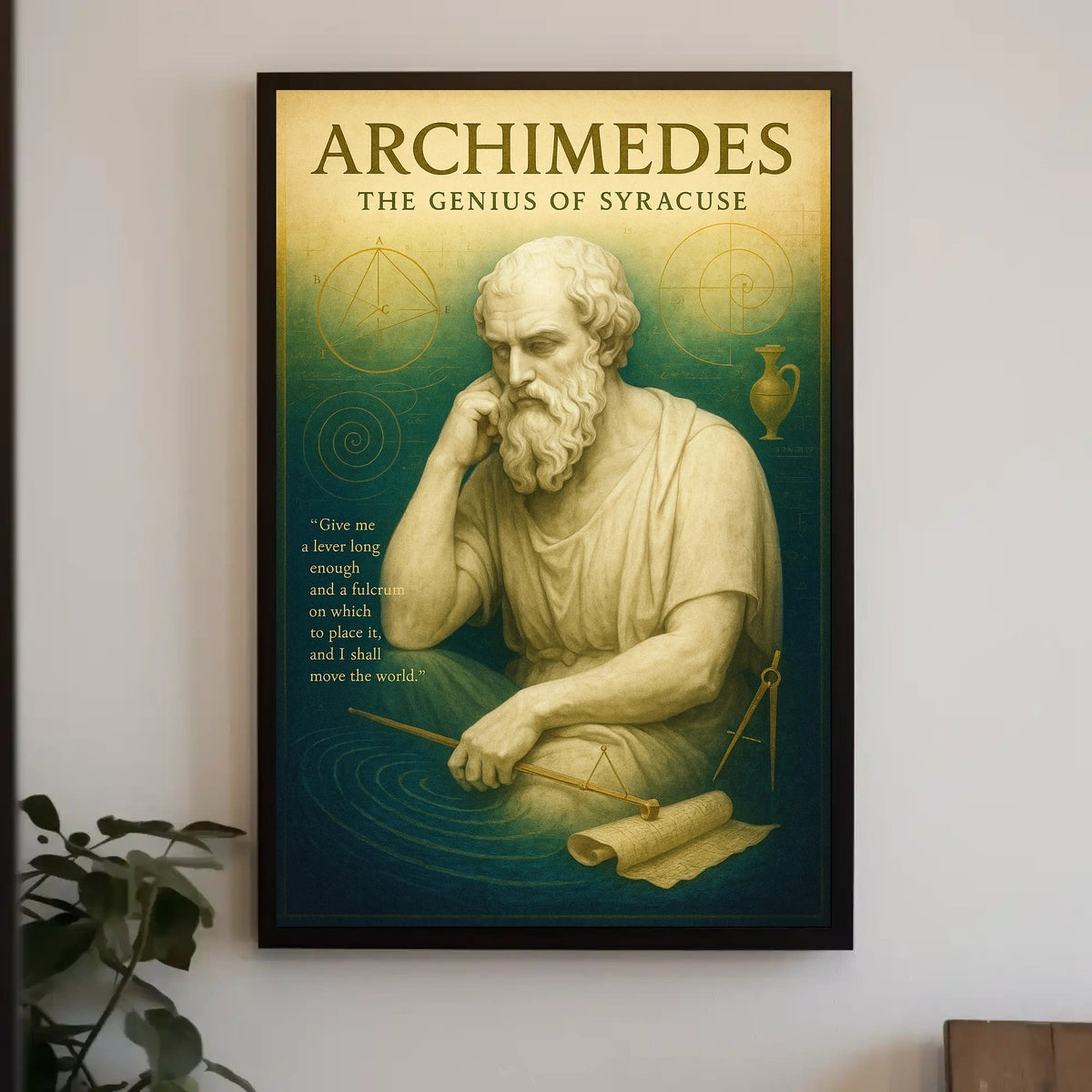 Archimedes The Genius Of Syracuse Poster