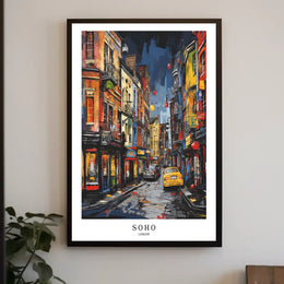 Soho, London Poster