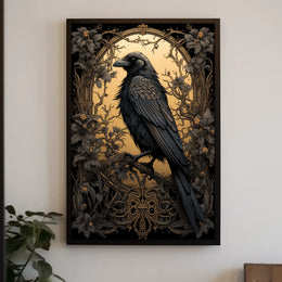 The Majestic Raven Poster